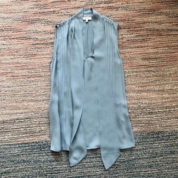 NWOT Reiss Sleeveless Pintuck Top - Picture 6 of 9